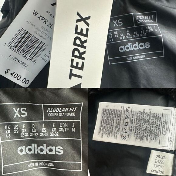 Adidas Winter Snow Snowboarding Terrex Xperior 2L Insulated Jacket Parka Size XS - Picture 12 of 14